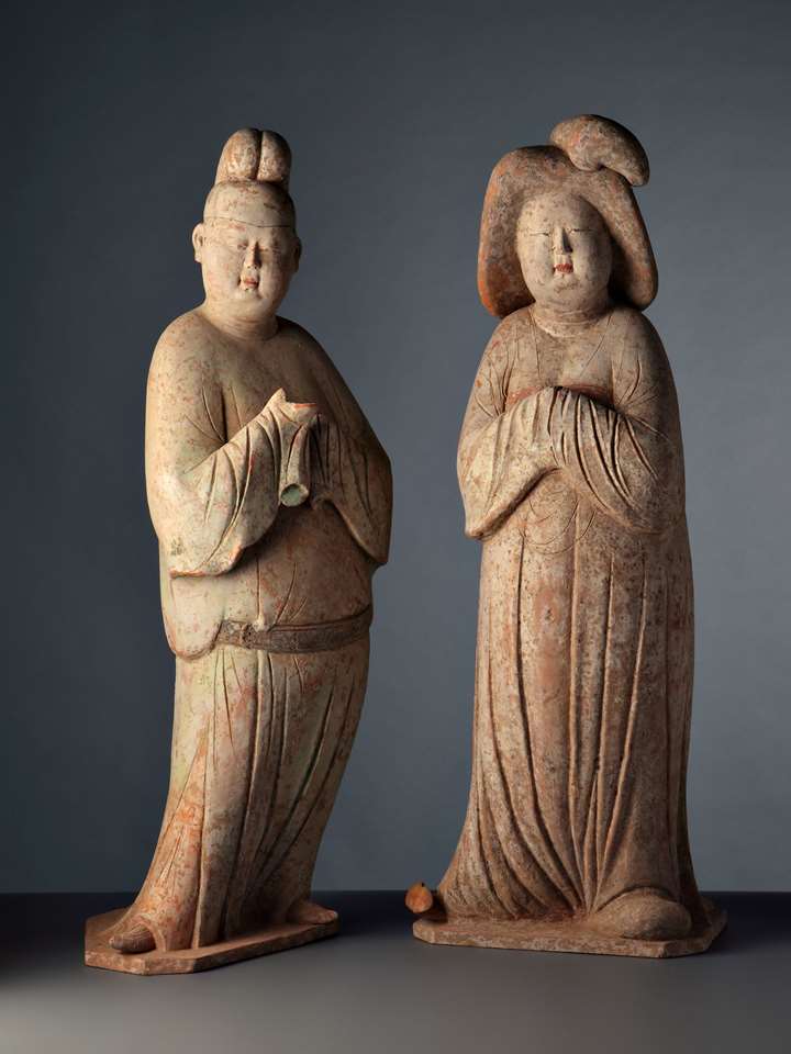 Court Gentleman and Lady - Tang Dynasty